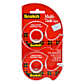 Scotch® MultiTask Tape In Dispensers, 3/4" x 600", Pack Of 2 Tapes 1 thumbnail image