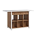 Sauder Craft Pro Series Work Table Desk, 60"W, Sindoori Mango/White