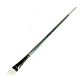 Silver Brush Silverwhite Series Long-Handle Paint Brush, Size 1", Angular Bristle, Synthetic, Silver/White 1 thumbnail image