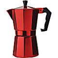 Primula 6 Cup Aluminum Stovetop Espresso Maker - Red