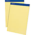 Ampad Perforated Ruled Pads, Letter Size, 50 Sheets, Ruled, Canary Yellow, Box Of 12 1 thumbnail image