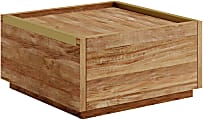 Sauder® Manhattan Gate Square Coffee Table, 16"H x 31"W x 31"D, Sindoori Mango