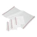SKILCRAFT® Microfiber Cleaning Cloths, 16" x 16", Red/White, Pack Of 200 (AbilityOne 7920-01-621-9146)