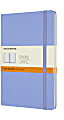 Moleskine Classic Notebook, Large, 5" x 8.25", Ruled, 240 pages, Hard Cover, Hydrangea Blue