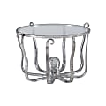 Powell Paranya Octopus Coffee Table, 18"H x 31"W x 31"D, Silver 1 thumbnail image