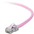 Belkin Cat. 5E UTP Patch Cable - RJ-45 Male - RJ-45 Male - 10ft - Pink 1 thumbnail image