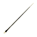 Silver Brush Silverwhite Series Long-Handle Paint Brush, Size 1/2", Angular Bristle, Synthetic, Silver/White 1 thumbnail image