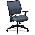 Office Star™ Deluxe Task Chair With VeraFlex™ Seat And Back, Blue Mist/Black