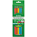 Ticonderoga Dixon Pencils, No 2, Soft, Assorted Neon, Pack Of 18 Pencils