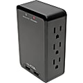 Tripp Lite Direct 6-Outlet Plug-In Surge Protector, Black 1 thumbnail image