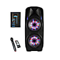 BeFree Sound Double Subwoofer Portable Bluetooth Party PA Speaker, 10-Inch, Black 1 thumbnail image