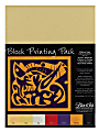 Black Ink Thai Mulberry Block Printing Paper, 9" x 12", Assorted, Pack Of 24 Sheets 1 thumbnail image