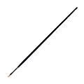 Silver Brush Bristlon Series Paint Brush, Size 0, Flat Bristle, Synthetic, Deep Blue/Silver 1 thumbnail image