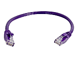 C2G-20ft Cat5e Snagless Unshielded (UTP) Network Patch Cable - Purple - Category 5e for Network Device - RJ-45 Male - RJ-45 Male - 20ft - Purple