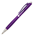Custom Promotional Translucent Curve Retractable Grip Pen, Medium Point 1 thumbnail image
