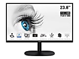 MSI PRO MP245V - LED monitor - 24" (23.8" viewable) - 1920 x 1080 Full HD (1080p) @ 100 Hz - VA - 300 cd/m² - 4000:1 - 1 ms - HDMI, VGA 1 thumbnail image