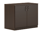 Mayline® Brighton Collection Storage Cabinet, 29"H x 36"W, Mocha
