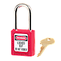 Master Lock® Red Safety Padlock