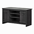 South Shore Exhibit Corner TV Stand For TVs Up To 42", Gray Oak