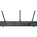 Cisco 897VA Gigabit Ethernet Security Router - 9 Ports - 8 RJ-45 Port(s) - PoE Ports - Management Port - 1 - Gigabit Ethernet - VDSL2 - Desktop - 1 Year