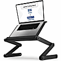 WorkEZ Executive Ergonomic Aluminum Lap Desk, Black