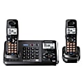 Panasonic KX-TG9382T 2-Line DECT 6.0 Expandable Digital Cordless Answering System with 2 Handsets
