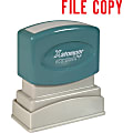 Xstamper® One-Color Title Stamp, Pre-Inked, "File Copy", Red 1 thumbnail image