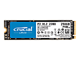 Crucial P2 - SSD - 250 GB - internal - M.2 2280 - PCIe 3.0 x4 (NVMe)