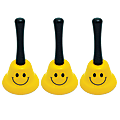Decorative Hand Bell, Smile Faces, Pack of 3