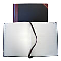 National® Brand Hardbound Columnar Record Book, 9 5/8" x 7 5/8", 50% Recycled, Black, 27 Lines Per Page, Book Of 300 Pages 1 thumbnail image
