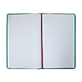 National® Brand Sewn Canvas Account Book, 12 1/8" x 7 5/8", 50% Recycled, Green, 35 Lines Per Page, Book Of 150 Pages 1 thumbnail image