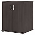 Bush® Business Furniture Universal Floor Storage Cabinet With Doors And Shelves, Storm Gray, Standard Delivery 1 thumbnail image