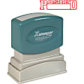 Xstamper® One-Color Title Stamp, Pre-Inked, "Posted", Red, Box 1 thumbnail image