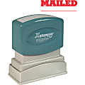 Xstamper® One-Color Title Stamp, Pre-Inked, "Mailed", Red 1 thumbnail image