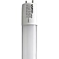 Satco 12W T8 LED Tube - 12 W - 1800 lm - T8 Size - Gloss White - Cool White Light Color - G13 Base - 50000 Hour - 6740.3°F (3726.8°C) Color Temperature - 82 CRI - 210° Beam Angle - 10 / Carton