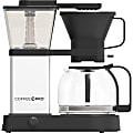 Coffee Pro 8-cup Pourover Coffee Brewer - Programmable - 8 Cup(s) - Multi-serve - Black, Silver