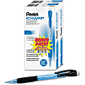 Pentel Champ Mechanical Pencils - 0.7 mm Lead Diameter - Blue Barrel - 24 / Pack