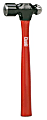 Ball Pein Hammer, Straight Hickory Handle, 15 in, Forged Steel 32 oz Head 1 thumbnail image