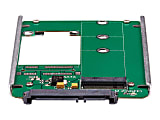 Tripp Lite M.2 NGFF SSD (B-Key) to 2.5in SATA Open Frame Housing Adapter - Storage bay adapter - 2.5" to M.2 - green