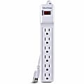 CyberPower CSB606W Essential 6 - Outlet Surge Protector with 900 J Surge Suppression - 6 ft Cord, NEMA 5-15P, 15 Amp, EMI/RFI Filtration, White 1 thumbnail image
