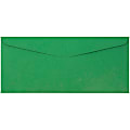 JAM Paper® #9 Booklet Envelopes, Gummed Closure, Green, Pack Of 50