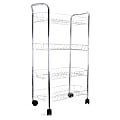 Better Chef 4-Tier Storage Cart, Chrome 1 thumbnail image