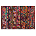 Baxton Studio Bagleys Handwoven Fabric Area Rug, 5-1/4' x 7-1/2', Multicolor