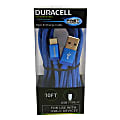 Duracell® USB Type-C Cable, 10', Blue, LE2315