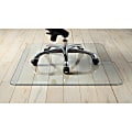 Lorell® Tempered Glass Chair Mat, 48" x 60", Clear 1 thumbnail image