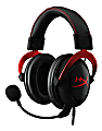 HyperX Cloud II Over-The-Head Gaming Headphones, Red 1 thumbnail image