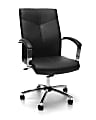 OFM Essentials Mid-Back Conference Chair, Black/Chrome 1 thumbnail image