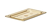 Cambro H-Pan High-Heat GN 1/4 Flat Covers, 3/8"H x 6-3/8"W x 10-3/8"D, Amber, Pack Of 6 Covers 1 thumbnail image