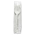 Boardwalk® Heavyweight Wrapped Polypropylene Soup Spoons, White, Pack Of 1000 Spoons