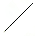 Silver Brush Bristlon Series Paint Brush, Size 4, Filbert Bristle, Synthetic, Deep Blue/Silver 1 thumbnail image